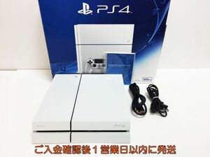 【1円】PS4 本体/箱 セット CUH-1200A ホワイト 500GB ゲーム機本体 SONY 初期化/動作確認済み M07-765ym/G4