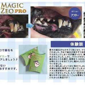 マジックゼオ・プロ 40㏄ ペット 犬用品 猫用品 歯石除去 歯磨き 口臭 歯周病 予防 デンタルケア トリミング お手入れ の画像5