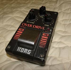 【完動品】KORG OVD-1 オーバードライブ ■マニュアル・電池付属