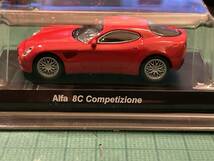 【貴重品・当時物】1/64 京商 アルファロメオ ミニカーコレクション 8C Competizione コンペティツィオーネ レッド Alfa_画像2