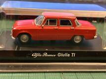 【貴重品・当時物】1/64 京商 アルファロメオ ミニカーコレクション Giulia TI ジュリア レッド Alfa Romeo_画像2