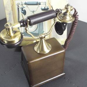 【美品】アンティーク調電話機 / パラマウントコレクションno.1906 / 動作確認済の画像4