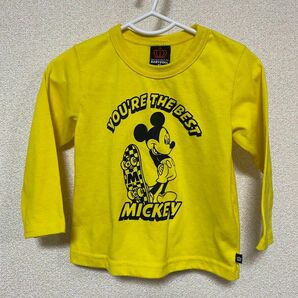 【90㌢】ベビードール、ミッキーのロングTシャツ