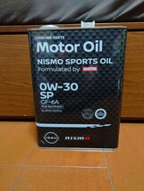 ニスモ 日産 NISMOスポーツオイル SP 0W-30 4L　MOTUL モチュール　新品未使用_画像1