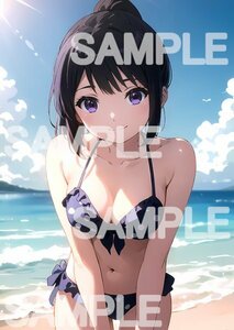 【高画質・光沢紙】響け！ユーフォニアム 高坂麗奈 同人 アートポスター A4 ★即決で＋２枚！★ No.1600