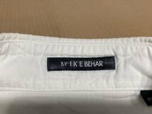 【中古】SHIPS別注 IKE BEHAR 製　白のボタンダウンシャツ M_画像3