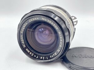 ニッコール NIKKOR -N Auto 1:2.8 f=24mm Nippon Kogaku Japan /単焦点レンズ 現状品 (HF032)