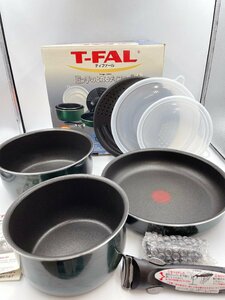 T-FAL ティファール ニューヴェルデ ファーストセット 取っ手のとれるティファール /フライパン 鍋 現状品 （HF076）