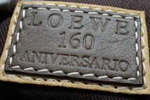 1円〜 ロエベ 160 ANIVERSARIO セミ ショルダーバッグ 160周年記念 限定 アナグラム ロゴ キャンバス ベージュ LOEWE 7535h_画像10