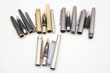 1円〜 パイロット シェーファー 万年筆 5本セット まとめ ペン先K18 K14 筆記未確認品 ジャンク PILOT SHEAFFER 7602k_画像8