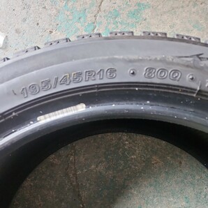 BRIDGESTONE BLIZZAK VRX2 195/45R16 80Q 2019年製 8分山 中古 スタッドレス ブリヂストン ブリザックの画像8