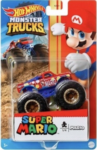  Hot Wheels Monster Truck super Mario Mario minicar Hot Wheels MONSTER TRUCKS Nintendo SUPER MARIO nintendo 