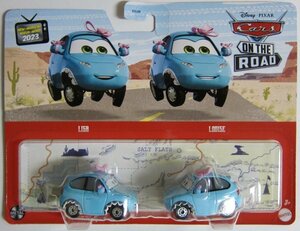 マテル カーズ リサ & ルイーズ ミニカー Disney PIXAR MATTEL CARS ON THE ROAD LISA & LOUISE カーズオンザロード ディズニー ピクサー