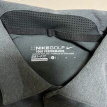 NIKE GOLF ドライフィット　半袖 ポロシャツ 吸水速乾 未使用　保管シワあり　Lサイズ_画像5