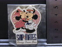 海外ディズニー SHIP MATES CRUIES LINE 2002 ミッキー ミニー ピンバッジ Disney_画像1