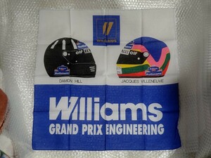 Williams バンダナ スカーフ 新品 未使用 /検索 DAMON HILL JACQUES VILLENEUVE ウィリアムズ デーモン・ヒル ジャック・ビルヌーブ F1