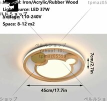 天井ランプLED北欧ミニマリストシーリングライトモダンな男の子と女の子のルームライト暖かい漫画クリエイティブ寝室ライト_画像5