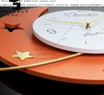 ヨーロッパの創造的な壁掛け時計 おしゃれ な 壁掛け時計 モダン デザイン 連続秒針 静音 時計 インテリア 掛け時計 60cm_画像5