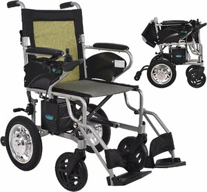 軽量電動車椅子 360° コントロール アームレスト インテリジェント ブレーキ システム 23Km 耐久性 220 ポンド負荷 屋外旅行家庭用車椅子