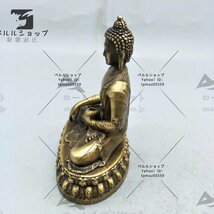 仏像 真鍮 釈迦像 チベット美術_画像3