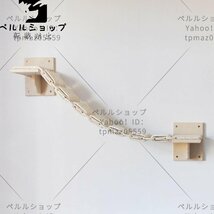 キャットウォールフレーム多層板キャットクライミングフレーム壁取り付けキャットクライミングラダーシサールロープキ_画像7