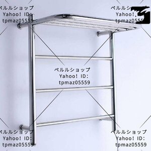 電気加熱タオルラック 304ステンレス鋼電気ホットタオルウォーマーラック 5分で急速加熱 高い安全性 耐荷重15kg