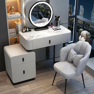  light attaching mirror attaching dresser dresser stool attaching white gray dressing table set drawer attaching dresser 80cm