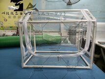 超小型 ビ簡易温室 ビニール温室 ファスナー付き 育苗ニールハウス 家庭用 菜園ハウス ミニ 組立式 園芸 PVC素材_画像4