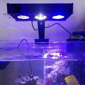 LED 水槽ライト アクアリウムライト 海水魚 サンゴ 海水槽 照明 調光 LED3個 高光度 長寿命 強力 水族館 組立簡単