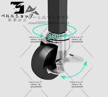 トロリー ワゴン 収納カートワゴン 折りたたみ マットカラー キッチン ラック トロリー 3段 キャスター付き_画像3