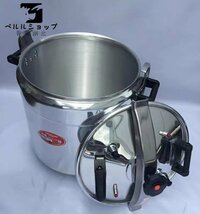 業務用圧力鍋 アルミニウム 大 ラーメン スープ 大型 厨房機器 プロ仕様 50L 直径44CM ガス火 適用人数約60._画像2