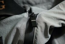 パーカー メンズ ジャケット ショートコート スタンドカラー カジュアル　スポーツ フード付き ジップアップ　黒　5XL_画像10