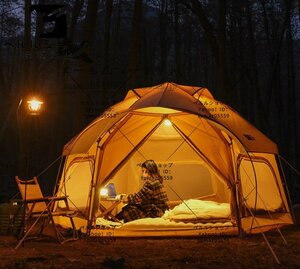 オールシーズン使える テント ワンタッチ テント ファミリー 公園 収納袋付き 4-5人用 ドーム型テント ポップアップテント