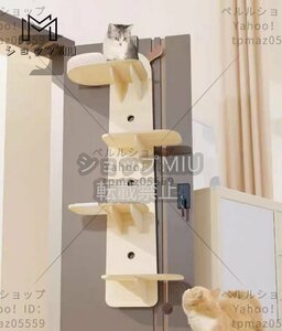 新入荷☆猫タワー ドアハンギングキャットタワー キャットツリー 据え置き スリム キャッ