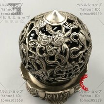 香炉 蓮の花 銅器 銅製品 鎮宅辟邪 開運風水 招財 置物 工芸品 装飾品_画像1