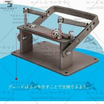 手動革漉き機 革製品加工用 DIY ハンドメイド レザーエッジスカイビング 手工芸品 レザースプリッター レザークラフト_画像6