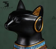新品猫の置物 オブジェ エジプト 北欧 アジア アンティーク おしゃれ インテリア 玄関 リビング 風水 かわいい アート 雑貨 プレゼント 3色_画像6
