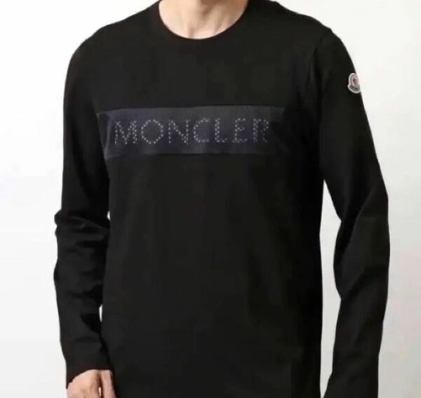 サイズM】モンクレール　ロングTシャツ ロンT MONCLER メッシュロゴ