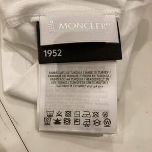 Lサイズ】モンクレール MONCLER 半袖Tシャツ ホワイト 白 1952の画像6