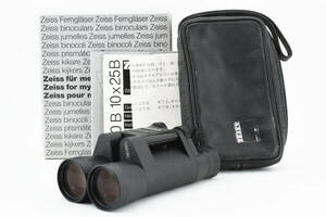 * zeiss /ZEISS binoculars 10x25B original box, case attaching! #2325