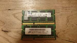 ジャンク メモリ DDR3 2枚セット