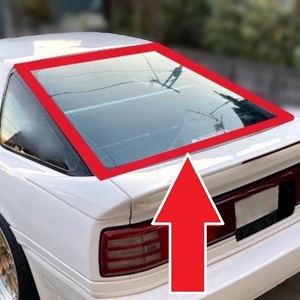 【トヨタ 新品】スープラ GA70/MA70/JZA70 リア ウインドウ アウトサイド ガラス モール バック TOYOTA SUPRA REAR WINDOW OUTSIDE MOLDING