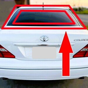 【在庫限り】トヨタ セルシオ UCF30 リア ガラス メッキ モール バック ウインドウ リヤ モールディング LEXUS LS430 BACK WINDOW MOLDING