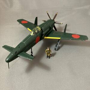 送料無料 ハセガワ 1/48 九州 J7W1 局地戦闘機 震電 ゴジラ-1.0仕様に一部改造 塗装済み 完成品 SHINDEN プラモデル ゴジラ-1.0 