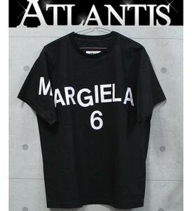 MM6 メゾン マルジェラ MM6 Maison Margiela ロゴ Tシャツ 黒 size38