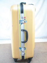 5025　黄色　軽量　TSAロック付　鍵付　スーツケース　キャリケース　旅行用　ビジネストラベルバック_画像3