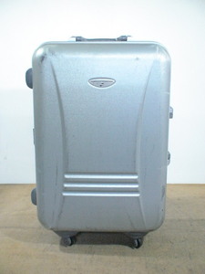 5119　AMERICAN　TOURISTER　シルバー　鍵付　スーツケース　キャリケース　旅行用　ビジネストラベルバック