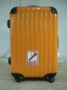4984　オレンジ　軽量　スーツケース　キャリケース　旅行用　ビジネストラベルバック