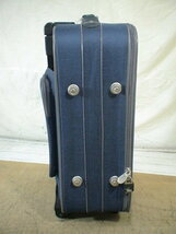 5061　MANTONI　紺　機内持ち込みOK　軽量　スーツケース　キャリケース　旅行用　ビジネストラベルバック_画像4