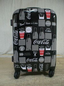 5220　コカ・コーラ　黒　機内持ち込みOK　軽量　TSAロック付　スーツケース　キャリケース　旅行用　ビジネストラベルバック